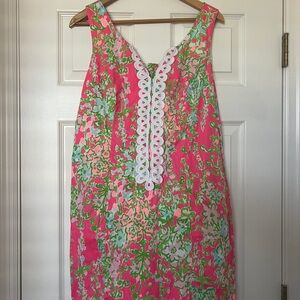 Floral Pink Sleeveless Dress